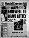 Torbay Express and South Devon Echo Monday 19 January 1998 Page 1