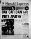 Torbay Express and South Devon Echo Tuesday 02 November 1999 Page 1