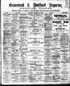 Gravesend Reporter, North Kent and South Essex Advertiser Saturday 25 January 1908 Page 1