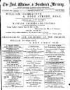 Deal, Walmer & Sandwich Mercury Saturday 22 October 1887 Page 1