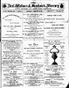 Deal, Walmer & Sandwich Mercury Saturday 23 February 1895 Page 1