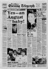 Scunthorpe Evening Telegraph Monday 25 January 1988 Page 1