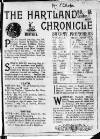 Hartland and West Country Chronicle Monday 04 October 1897 Page 1
