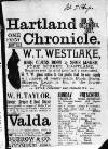 Hartland and West Country Chronicle Monday 06 December 1897 Page 1