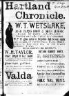 Hartland and West Country Chronicle Monday 07 February 1898 Page 1