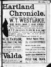 Hartland and West Country Chronicle Monday 07 March 1898 Page 1