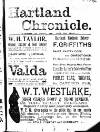 Hartland and West Country Chronicle Monday 01 August 1898 Page 1