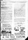 Hartland and West Country Chronicle Monday 04 December 1899 Page 3