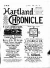 Hartland and West Country Chronicle Monday 01 August 1904 Page 1