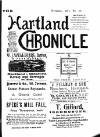 Hartland and West Country Chronicle Monday 07 November 1904 Page 1