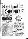 Hartland and West Country Chronicle Monday 05 December 1904 Page 1