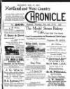 Hartland and West Country Chronicle Thursday 06 November 1913 Page 1