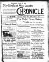 Hartland and West Country Chronicle Friday 28 November 1913 Page 1