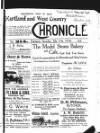 Hartland and West Country Chronicle Saturday 11 July 1914 Page 1