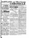 Hartland and West Country Chronicle Thursday 14 March 1918 Page 1