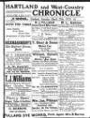Hartland and West Country Chronicle Saturday 29 March 1919 Page 1