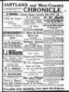 Hartland and West Country Chronicle Monday 29 December 1919 Page 1