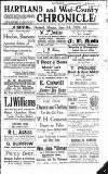 Hartland and West Country Chronicle Monday 21 June 1920 Page 1