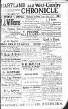 Hartland and West Country Chronicle Saturday 16 July 1921 Page 1