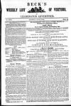 Leamington Advertiser, and Beck's List of Visitors Saturday 16 June 1849 Page 1