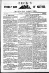 Leamington Advertiser, and Beck's List of Visitors Saturday 11 August 1849 Page 1