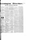 Leamington Advertiser, and Beck's List of Visitors Saturday 10 November 1849 Page 1