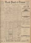 Leek Post & Times Saturday 22 April 1939 Page 1