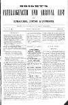 Bright's Intelligencer and Arrival List Friday 20 July 1860 Page 1