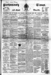 Portsmouth Times and Naval Gazette Saturday 25 September 1852 Page 1