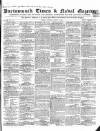 Portsmouth Times and Naval Gazette Saturday 03 August 1861 Page 1