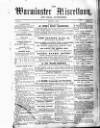 Warminster Miscellany, and Local Advertiser Monday 02 August 1858 Page 1