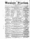 Warminster Miscellany, and Local Advertiser Thursday 01 December 1859 Page 1