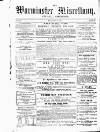 Warminster Miscellany, and Local Advertiser Saturday 01 September 1860 Page 1
