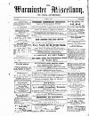 Warminster Miscellany, and Local Advertiser Wednesday 01 May 1861 Page 1
