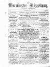Warminster Miscellany, and Local Advertiser Friday 01 November 1861 Page 1