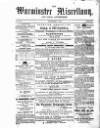 Warminster Miscellany, and Local Advertiser Monday 01 September 1862 Page 1