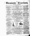 Warminster Miscellany, and Local Advertiser Thursday 01 October 1863 Page 1