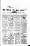 Weston-super-Mare Gazette, and General Advertiser Saturday 13 July 1850 Page 1