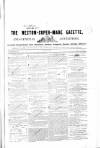 Weston-super-Mare Gazette, and General Advertiser Saturday 12 July 1851 Page 1