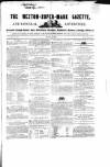 Weston-super-Mare Gazette, and General Advertiser Saturday 30 August 1851 Page 1