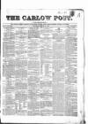 Carlow Post Saturday 25 March 1854 Page 1