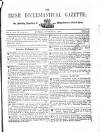 Irish Ecclesiastical Gazette Saturday 01 October 1859 Page 1