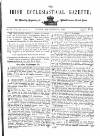 Irish Ecclesiastical Gazette Saturday 15 September 1860 Page 1