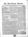 Anti-Slavery Advocate Thursday 01 September 1859 Page 1