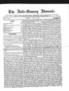 Anti-Slavery Advocate Tuesday 01 July 1862 Page 1