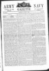 Army and Navy Gazette Saturday 25 August 1860 Page 1