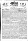 Army and Navy Gazette Saturday 15 December 1860 Page 1