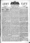 Army and Navy Gazette Saturday 13 April 1861 Page 1