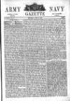Army and Navy Gazette Saturday 15 June 1861 Page 1