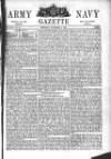 Army and Navy Gazette Saturday 02 November 1861 Page 1